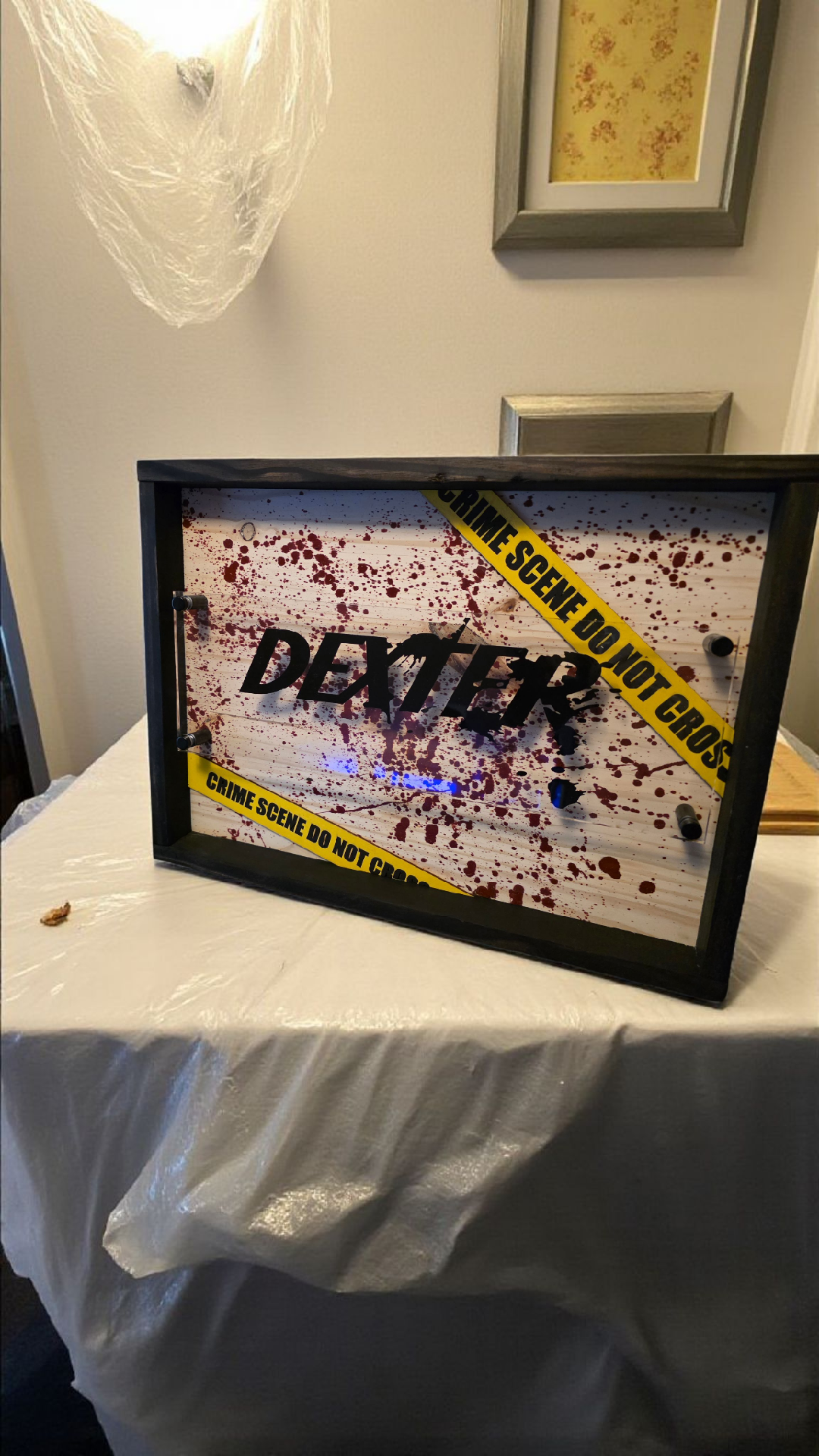 “Scene Suspended” – Rustic Wall Art with Acrylic Overlay