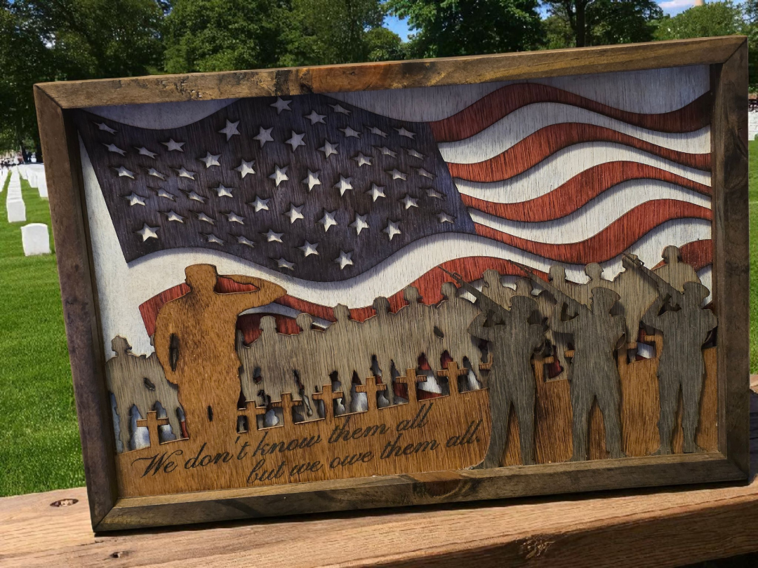 "Honor Beyond the Horizon" – Multilayered Patriotic Tribute