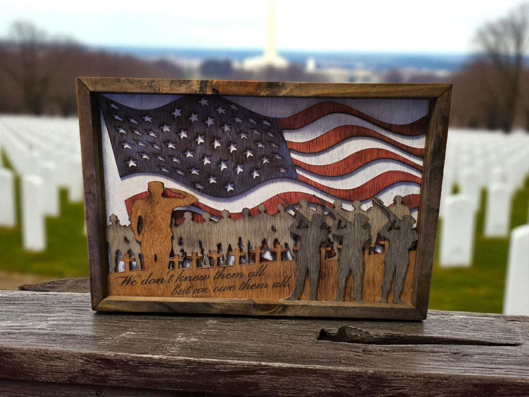"Honor Beyond the Horizon" – Multilayered Patriotic Tribute