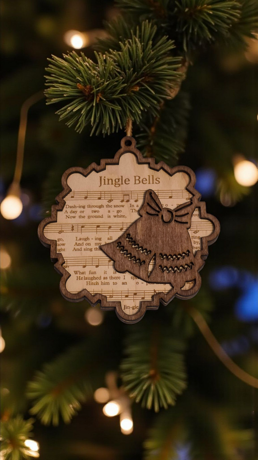 Lyrical Christmas Ornament - "Jingle Bells"