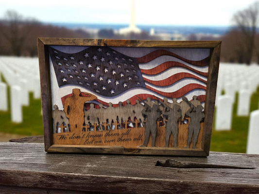 "Honor Beyond the Horizon" – Multilayered Patriotic Tribute