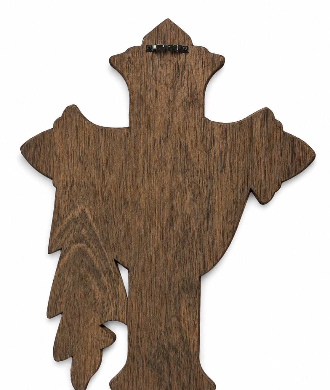 Draped American Flag Wooden Cross | 7-Layer Laser Cut Wall Art