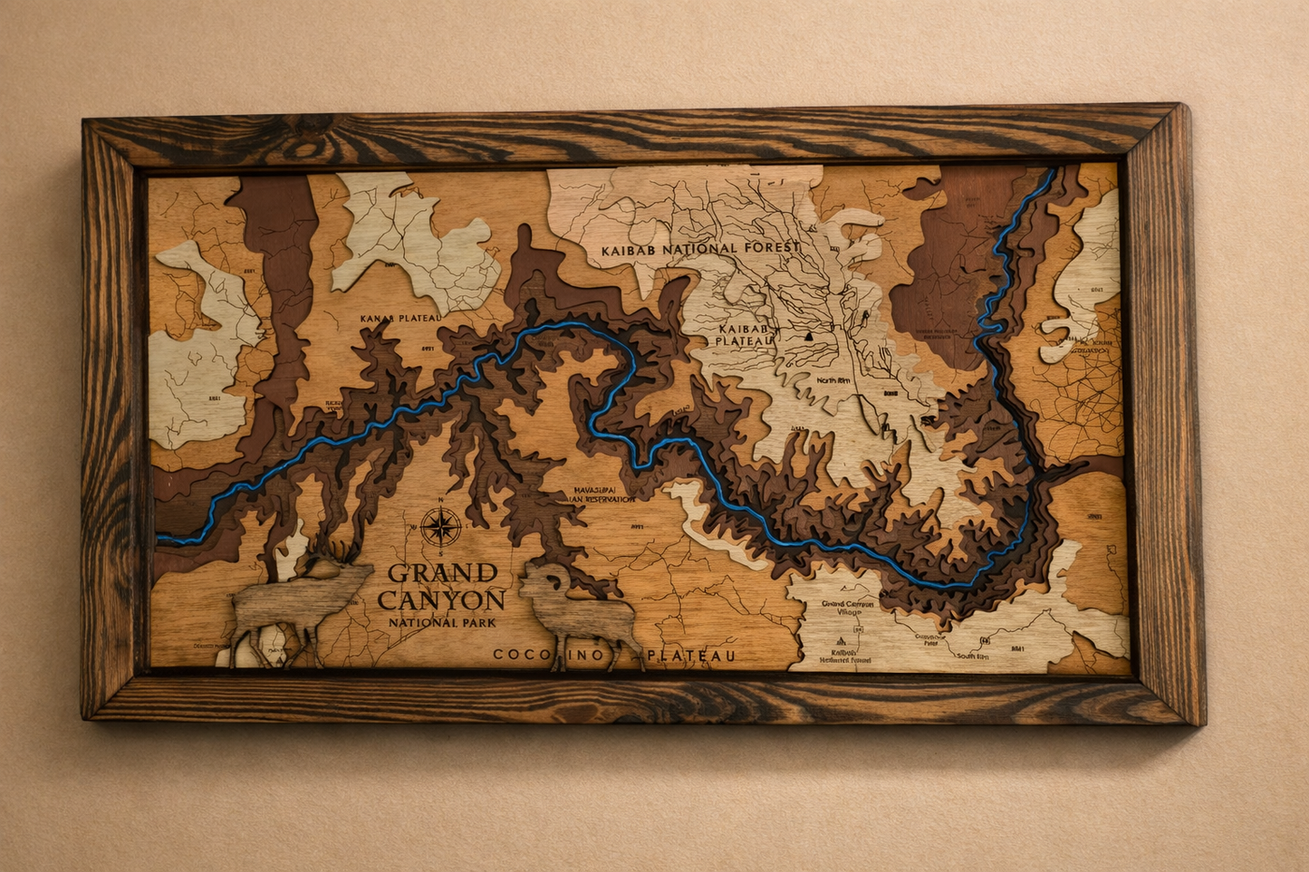Grand Canyon 7 layer map